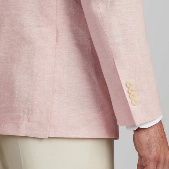 Jos. A. Bank Slim Fit Linen Blend Sportcoat -46R - Picture 3 of 4